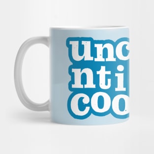 blue snowflake unco logo Mug